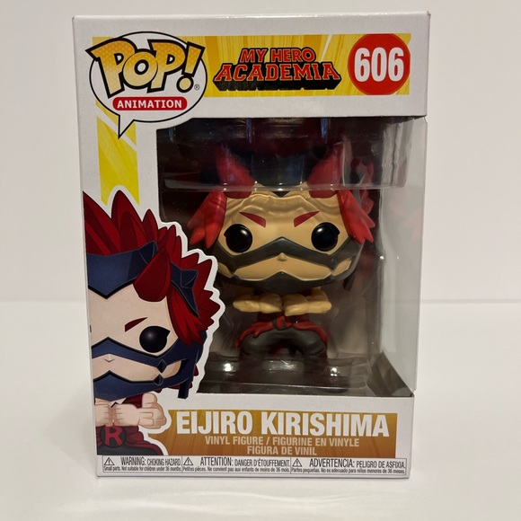 Funko Pop Eijiro Kirishima #606 My Hero Academia Anime Vinyl Figure